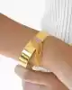 22 Ayar Püsküllü Yarı Hasır Altın Bileklik