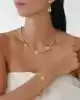 22 Ayar Taşlı Gurmet Zincirli Küpe