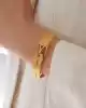 22 Ayar Taşlı Hasır Bileklik