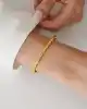 22 Ayar Taşlı Kemik Model Kelepçe Bileklik