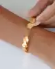 22 Ayar Zigzag Kelepçe Bileklik