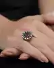 2.50 Ct. Yakut Ve Elmas Taşlı Yüzük