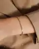 Mini Kareli Altın Bileklik