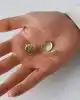 İstiridye Altın Küpe