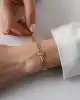 Baget Taşlı Gurmet Zincir Bileklik