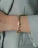Taşlı Ataç Zincir Bileklik