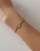 Taşlı Kalp Altın Bileklik