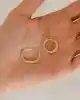 Mini Toplu Altın Halka Küpe