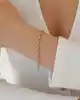 Damla Figürlü Altın Zincir Bileklik