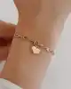 Kalp Sallantılı Mix Zincir Bileklik