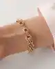 Mix Zincirli Altın Bileklik