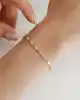 Kalem Detaylı Altın Bileklik