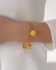 22 Ayar Çeyrek Sallantılı Altın Bileklik