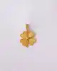 22 Ayar Dorika Toplu Altın Yonca Kolye Ucu