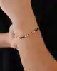 Taşlı Altın Erkek Bileklik