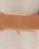 Altın Erkek Slim Zincir Bileklik