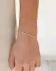 Altın Erkek Slim Zincir Bileklik