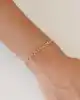 Slim Zincir Altın Erkek Bileklik