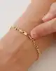 Slim Zincir Altın Erkek Bileklik