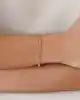 Slim Zincir Altın Erkek Bileklik