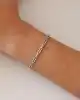 Beyaz Altın Erkek Zincir Bileklik