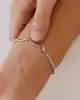 Beyaz Altın Erkek Zincir Bileklik