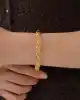 22 Ayar Altın Telkari Model Burgu Kelepçe Bileklik