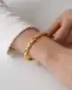 22 Ayar Kalemli Burgu Altın Kelepçe Bileklik