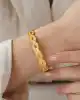 22 Ayar Altın Örgü Kelepçe Bileklik
