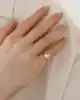 Mineli Kalpli Serçe Parmak Yüzük