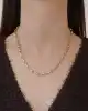 Oval Ataç Zincir Kolye