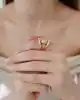 Taşlı Altın Tasarım Yüzük