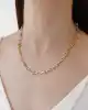 Taş Detaylı Ataç Zincir Kolye