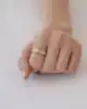 Taşlı Mini Toplu Altın Yüzük