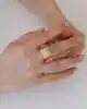 Dörtgen Tasarım Taşlı Yüzük