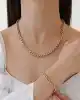Altın Örgü Zincir Kolye