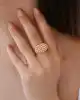 Taşlı Mini Toplu Altın Yüzük