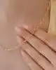 Taş Detaylı Ataç Zincir Kolye