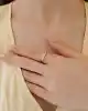 Taşlı Minimal Altın Yüzük
