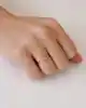 Üç Taşlı Altın Yüzük