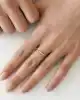 Mini Taşlı Altın Yüzük