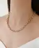 İkili Halka Zincir Kolye