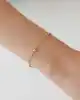 Taşlı Slim Ataç Zincir Bileklik