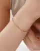 Mini Taşlı Slim Ataç Zincir Bileklik