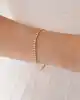 Mini Taşlı Altın Tasarım Bileklik