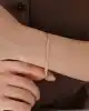 Mini Sıra Taşlı Altın Bileklik