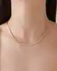 Mini Sıra Taşlı Altın Kolye