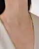 Mini Oval Ataç Zincir Kolye