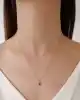 Renkli Taşlı Altın Kolye