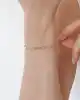 Pul Ataç Zincirli Altın Bileklik